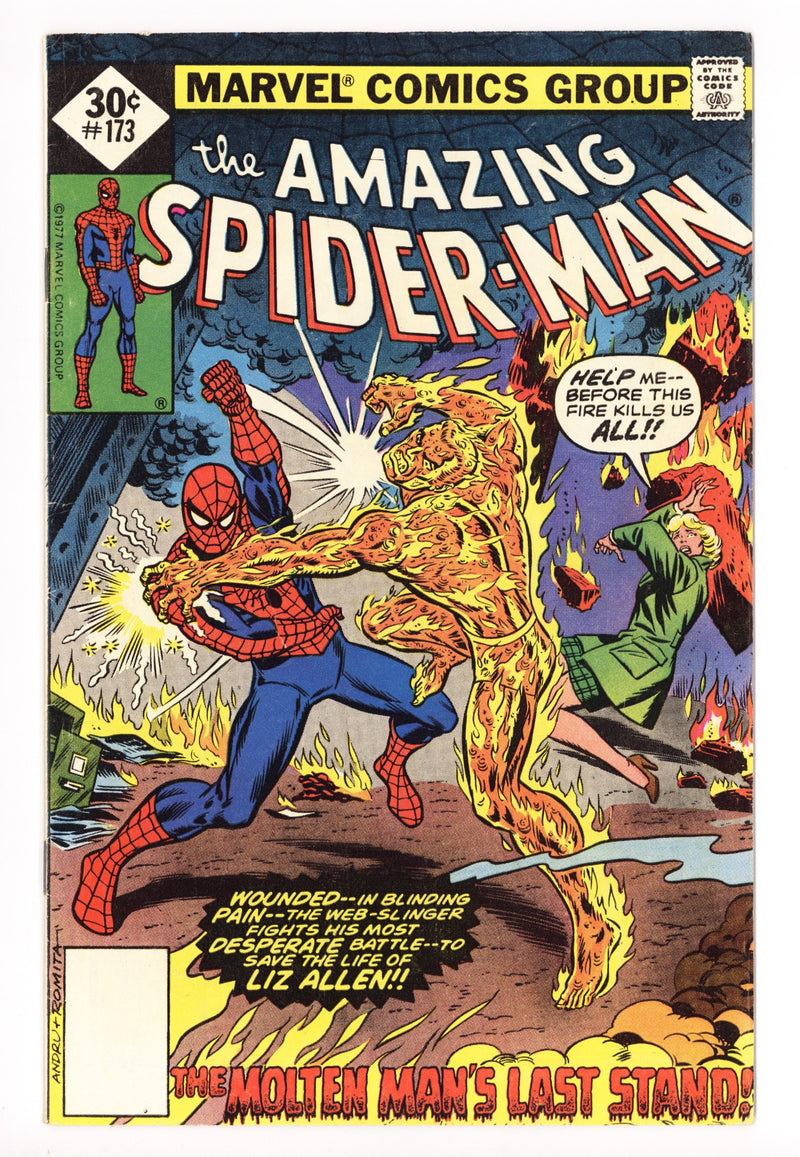 The Amazing Spider-Man Vol 1 173 FN/VF (7.0) Whitman (1977) 