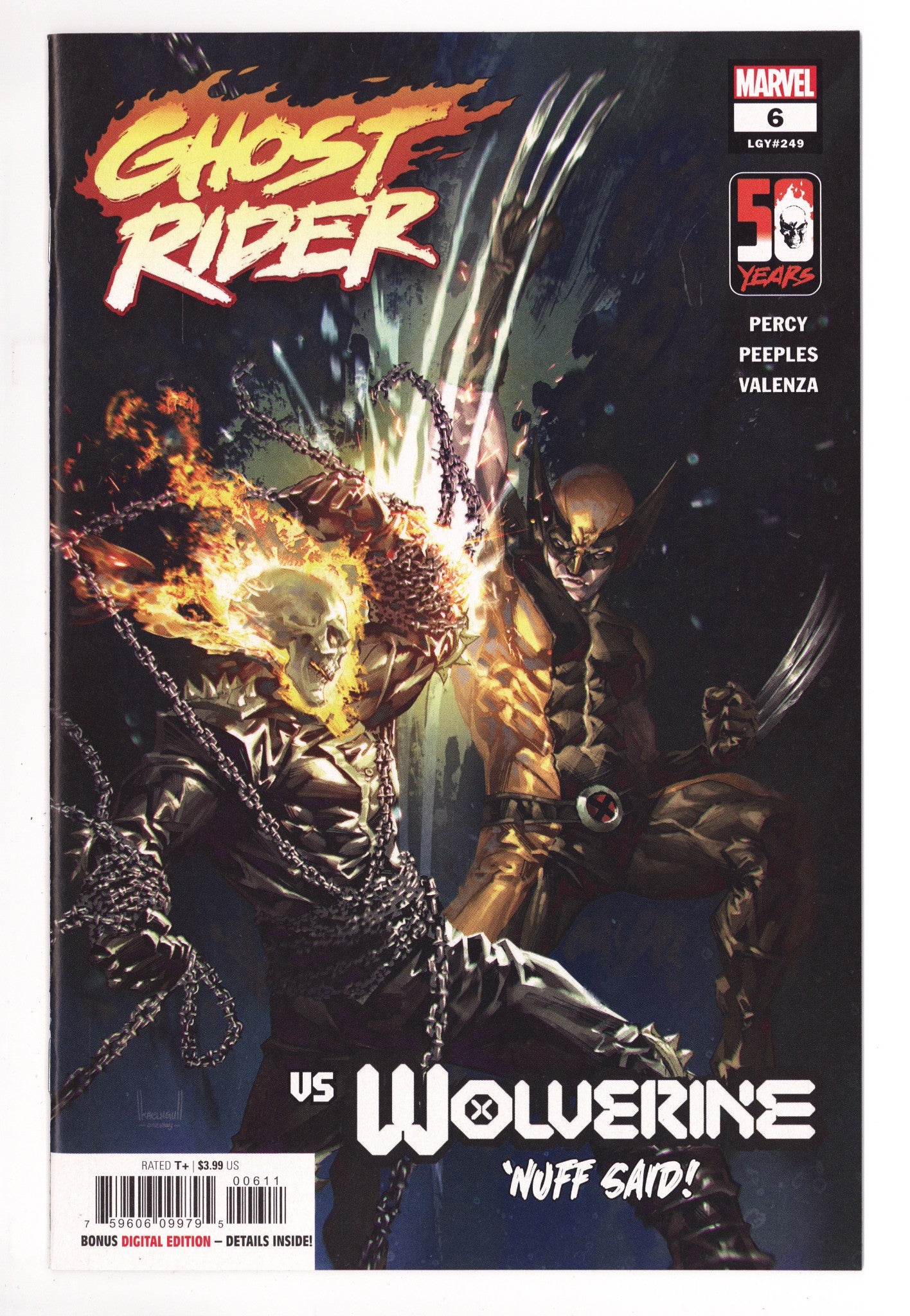 Ghost Rider Vol 9 6 (249)  High Grade   (2022)        