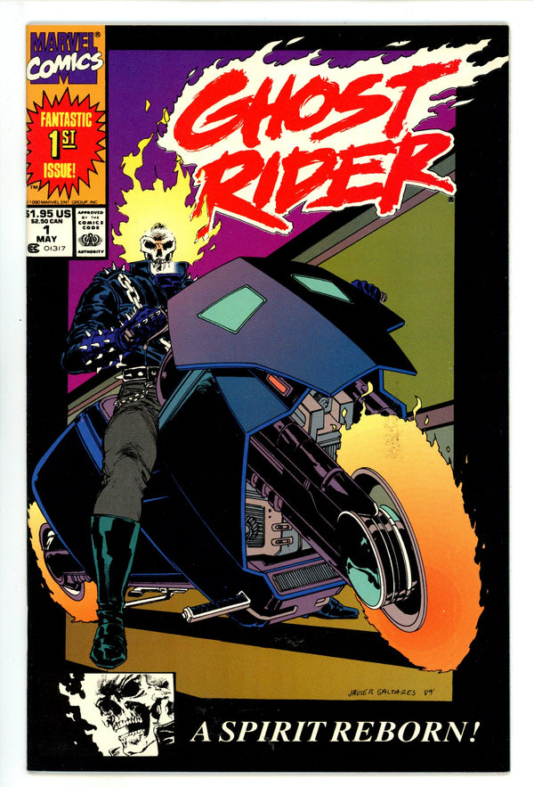 Ghost Rider Vol 2 1 NM- (9.2) (1990) 2nd Print