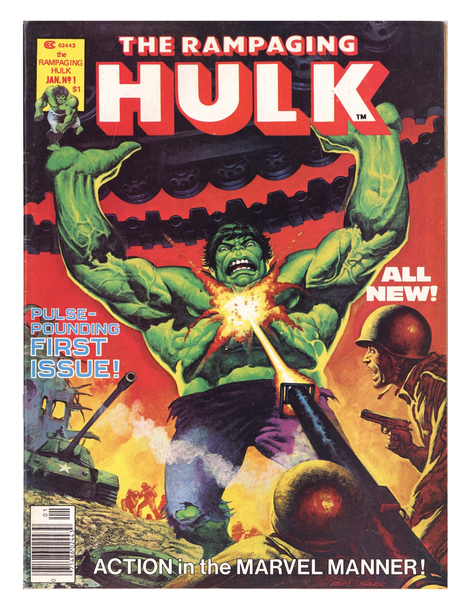 Rampaging Hulk Vol 1 1 Low Grade (1977) 