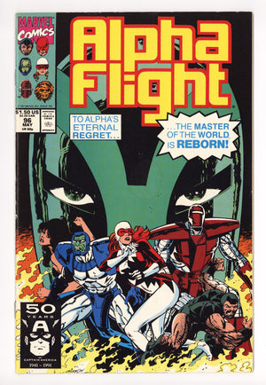 Alpha Flight Vol 1 96 Mid Grade (1991) 