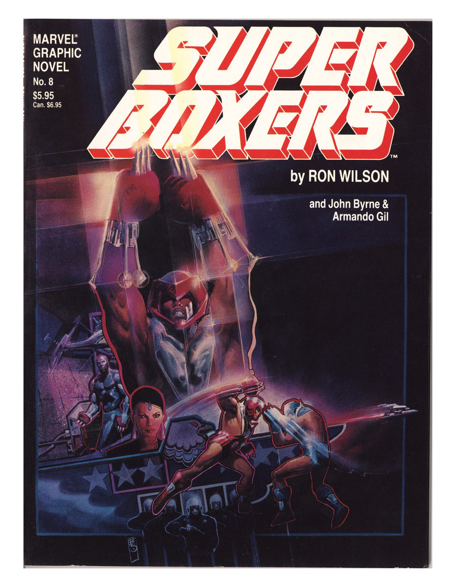 Marvel Graphic Novel 8 Mid Grade Super Boxers (1983) 