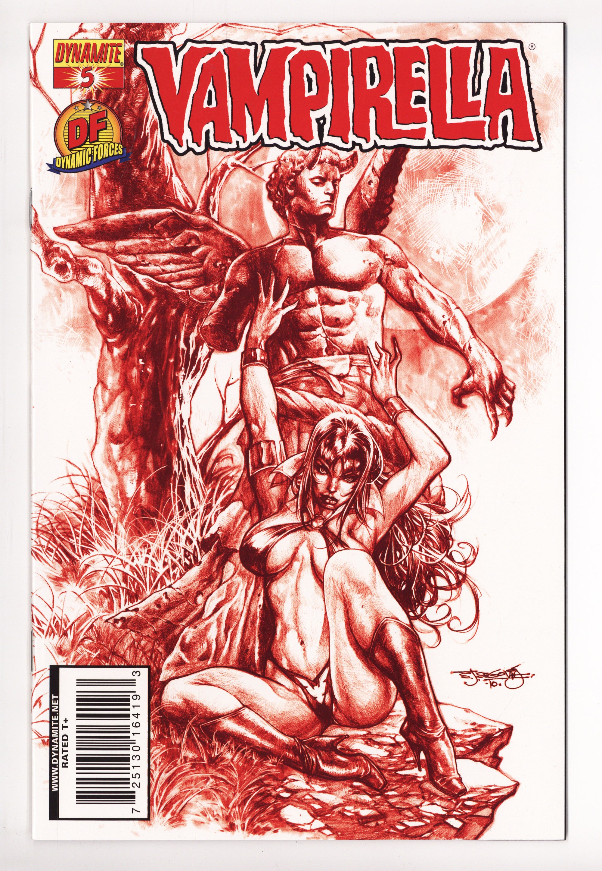 Vampirella Vol 1 5 VF/NM (9.0) (2011) Segovia Dynamic Forces Red Exclusive Variant 