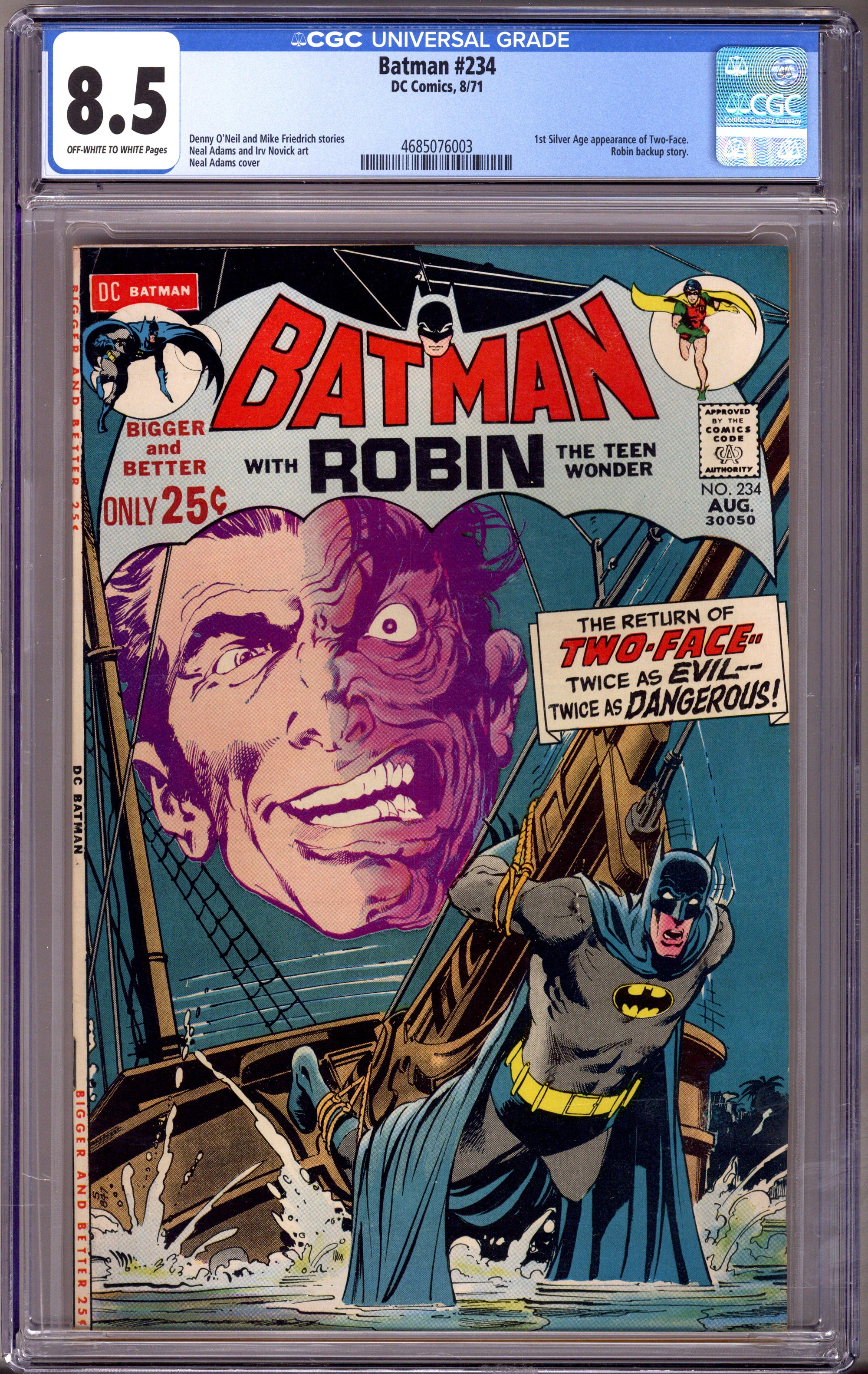 Batman Vol 1 234 CGC 8.5 (VF+) (1971) 