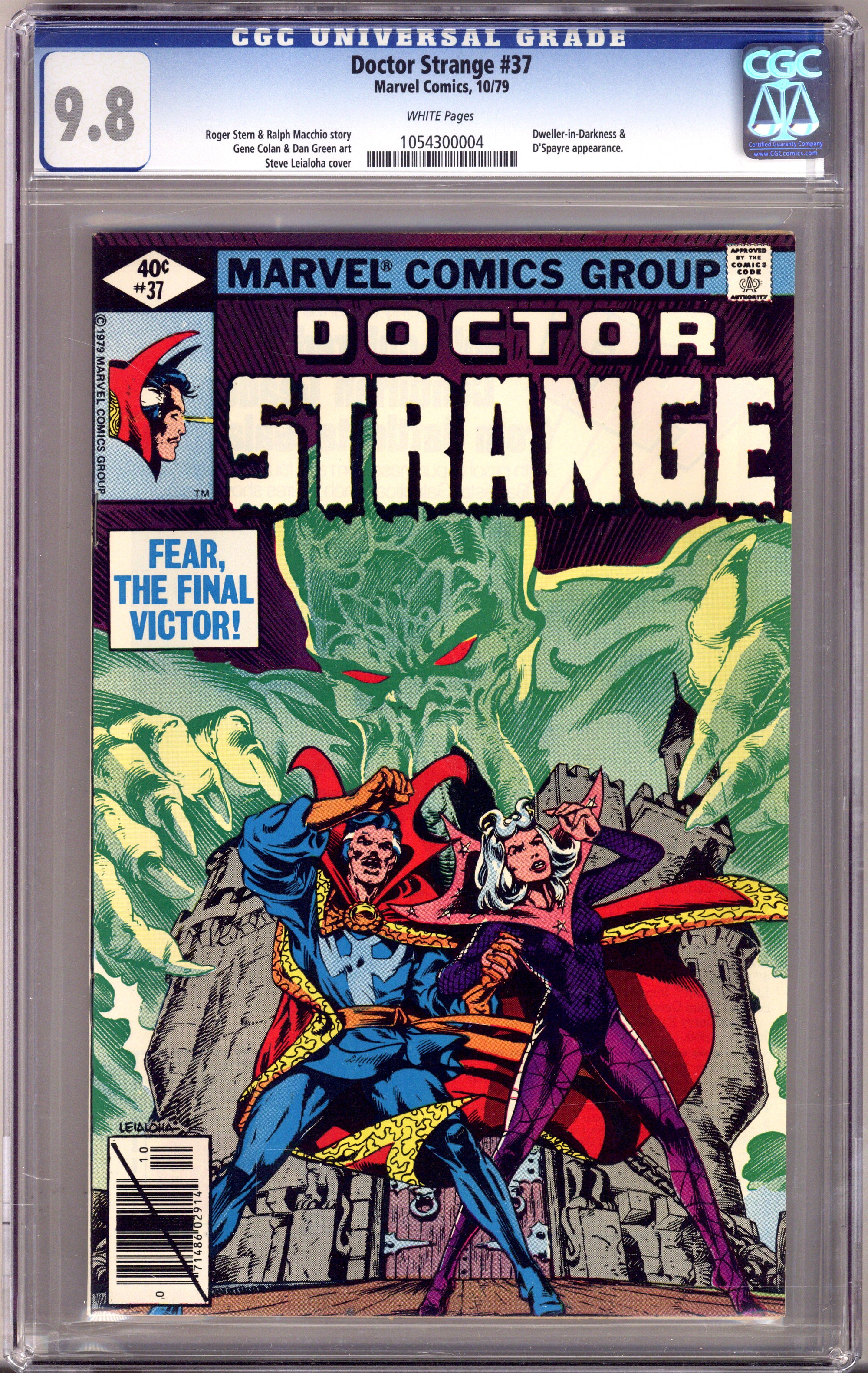 Doctor Strange Vol 2 37 CGC 9.8 (NM/M) (1979) 