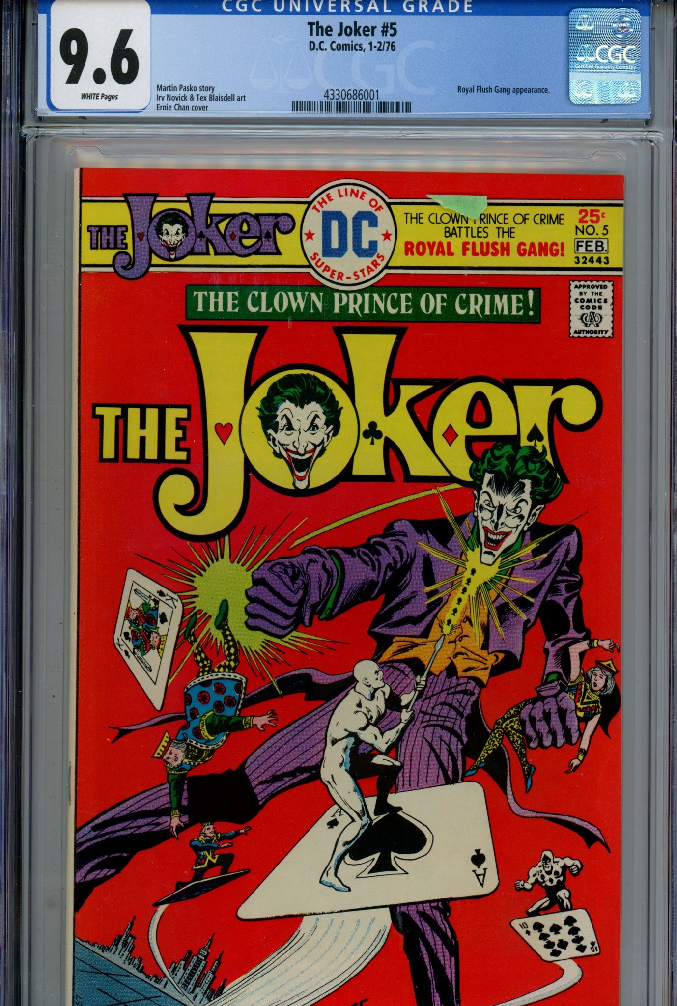 The Joker Vol 1 5 CGC 9.6 (NM+) (1976) 