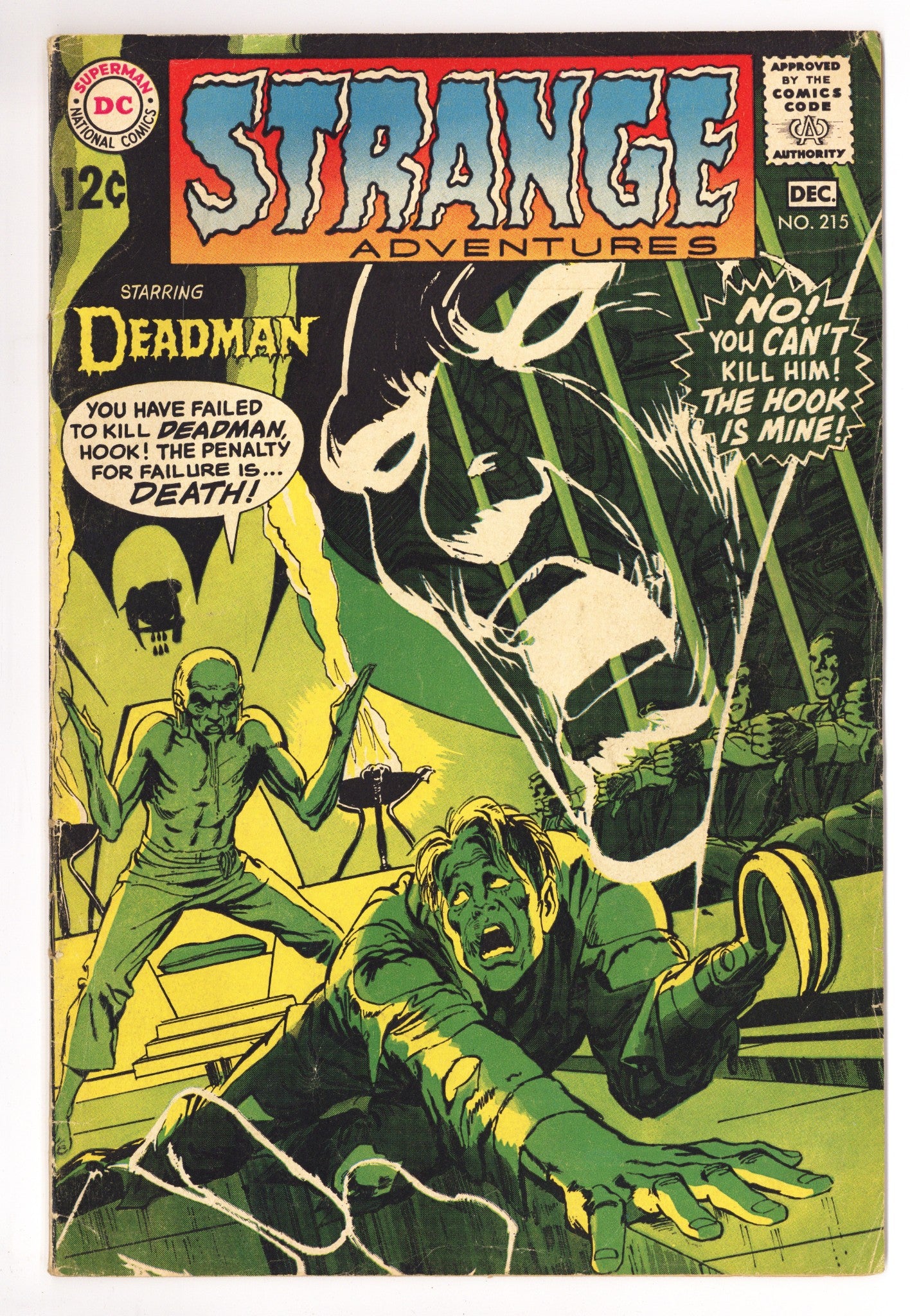 Strange Adventures Vol 1 215 VG- (3.5) (1968) 