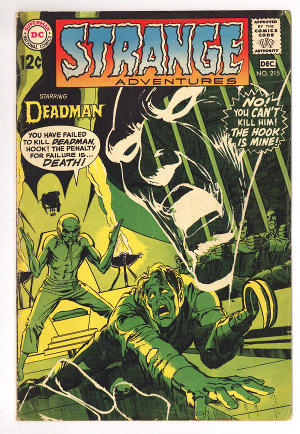Strange Adventures Vol 1 215 VG- (3.5) (1968)