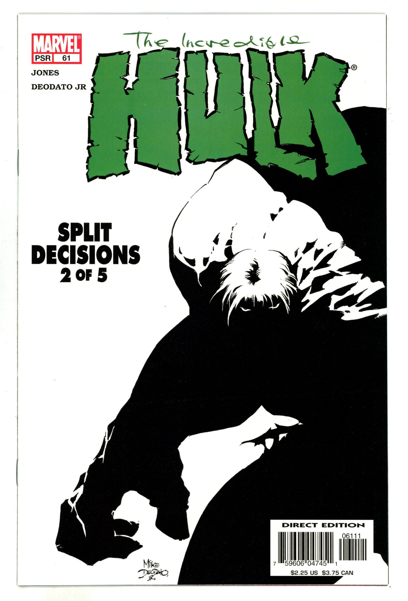 Incredible Hulk Vol 2 61 High Grade (2003) 