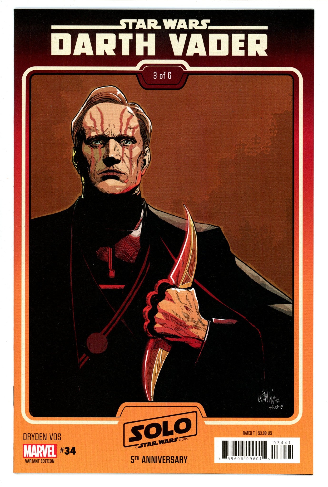 Star Wars: Darth Vader Vol 3 34 High Grade (2023) Yu Variant 