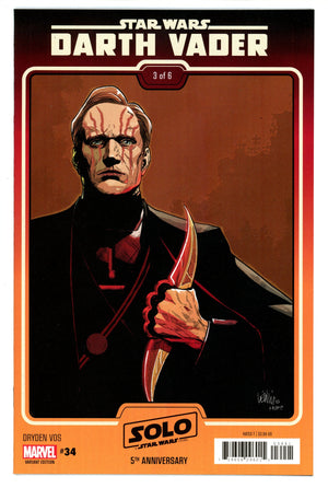 Star Wars: Darth Vader Vol 3 34 High Grade (2023) Yu Variant