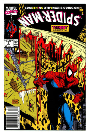Spider-Man Vol 1 3 VF- (7.5) (1990) Newsstand