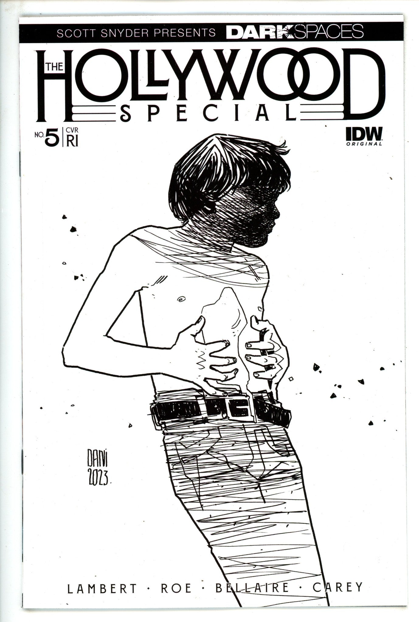 Dark Spaces Hollywood Special 5 Dani B&W Incentive Variant NM (2024)