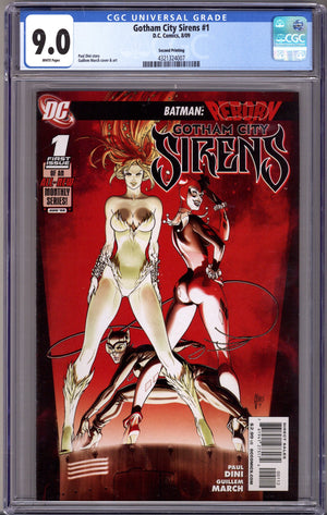 Gotham City Sirens Vol 1 1 CGC 9.0 (VF/NM)   (2009)     2nd Print
