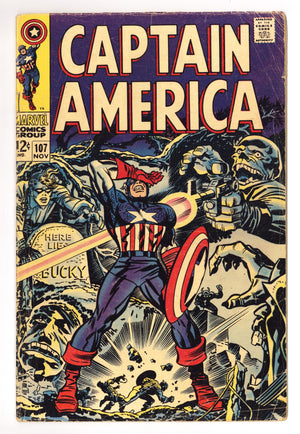 Captain America Vol 1 107 GD/VG (3.0) (1968)
