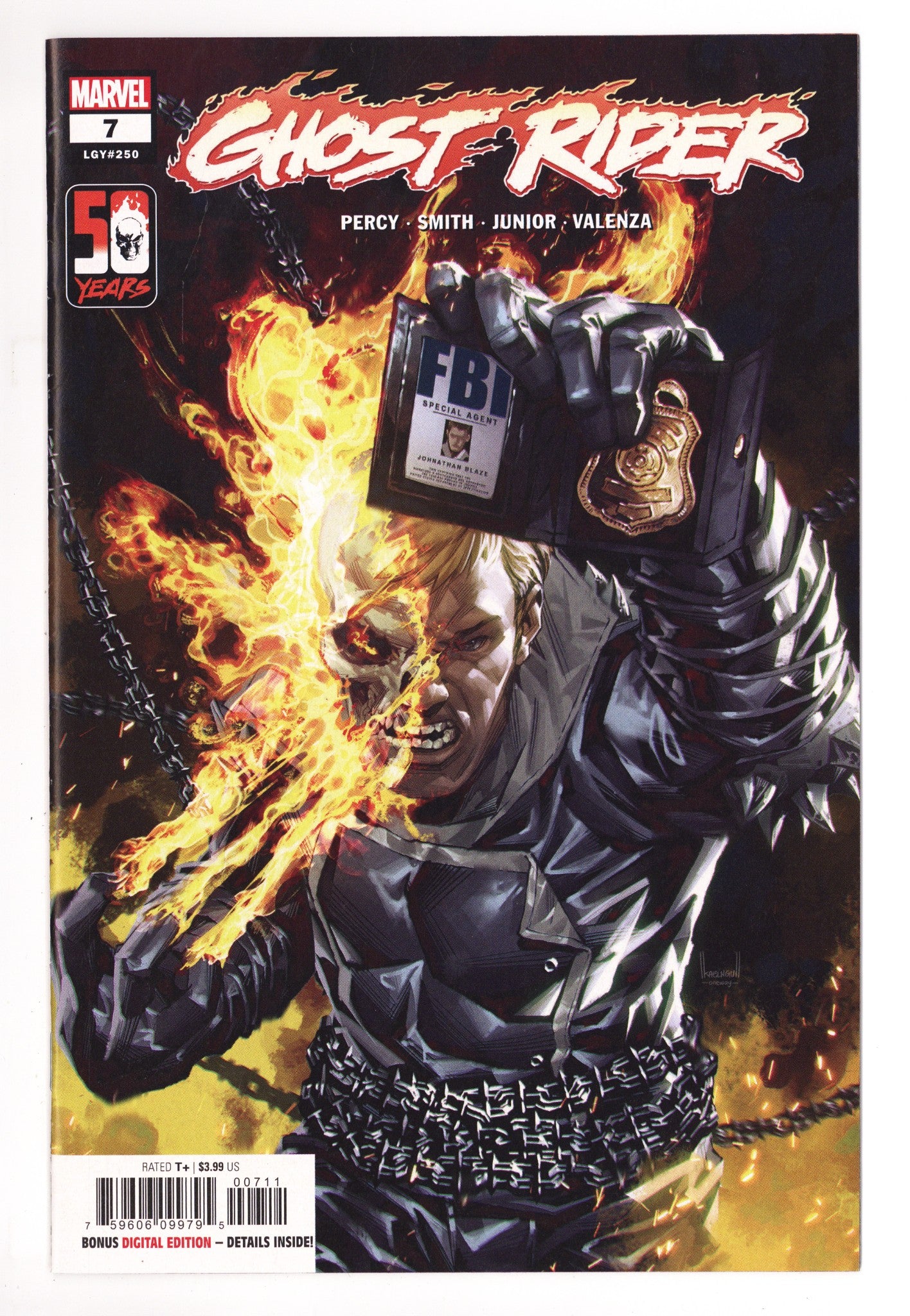 Ghost Rider Vol 9 7 (250)  High Grade   (2022)        