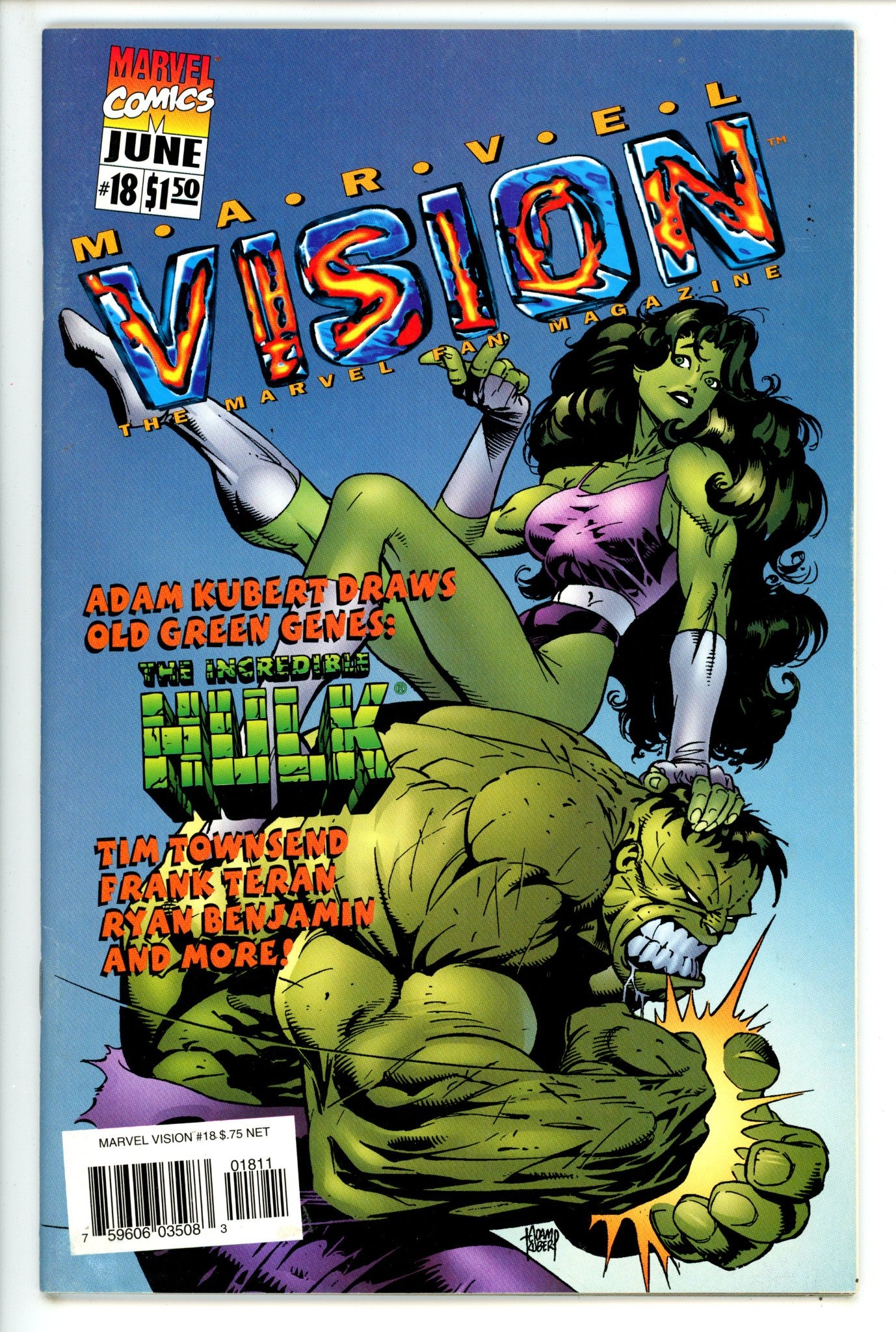 Marvel Vision 18 VF+ (8.5) (1997)