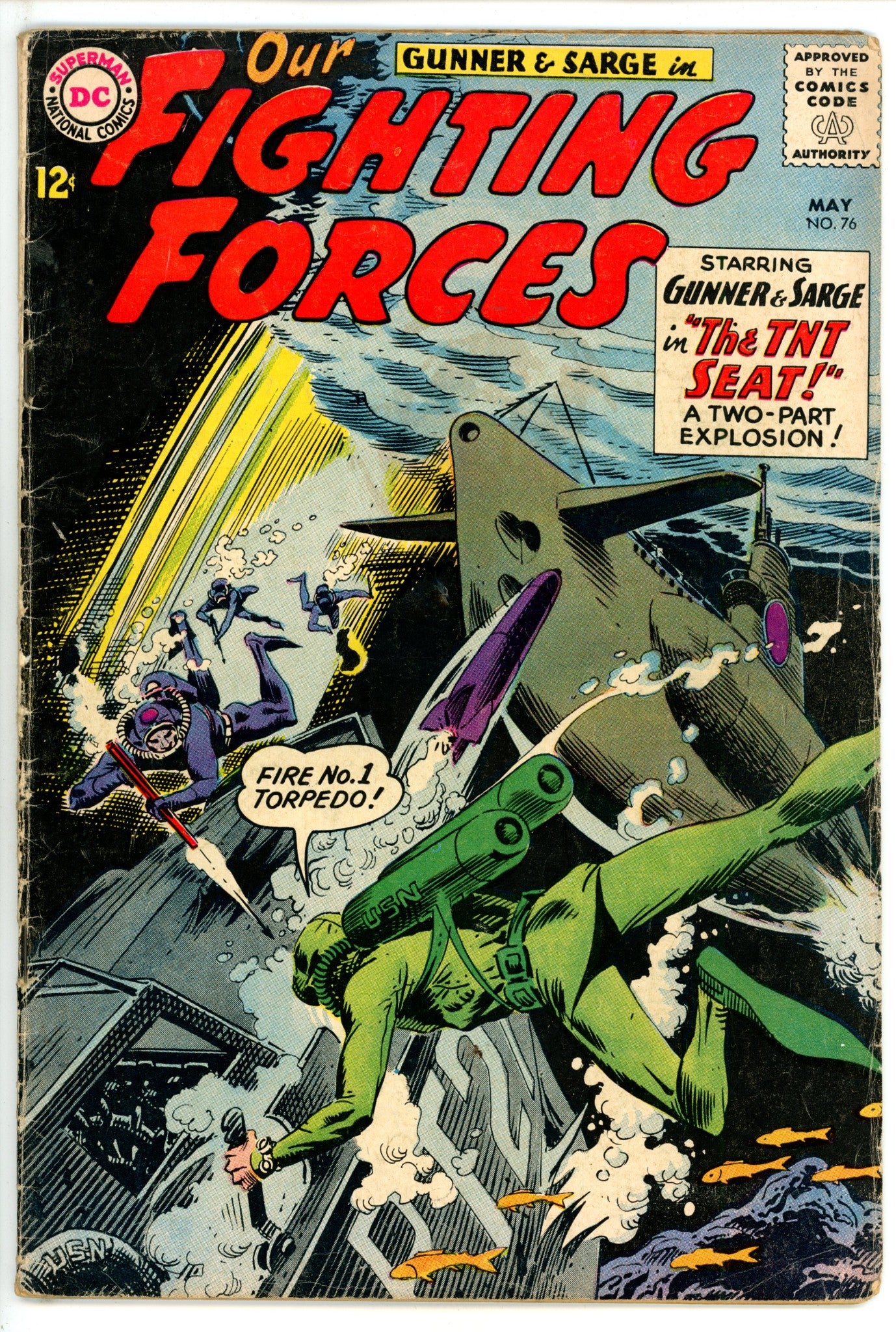 Our Fighting Forces 76 VG- (3.5) (1963) 