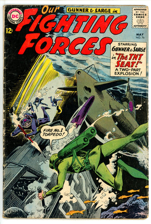 Our Fighting Forces 76 VG- (3.5) (1963) 
