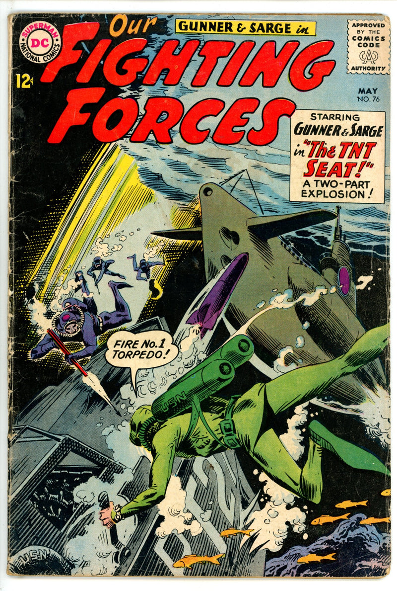 Our Fighting Forces 76 VG- (3.5) (1963) 