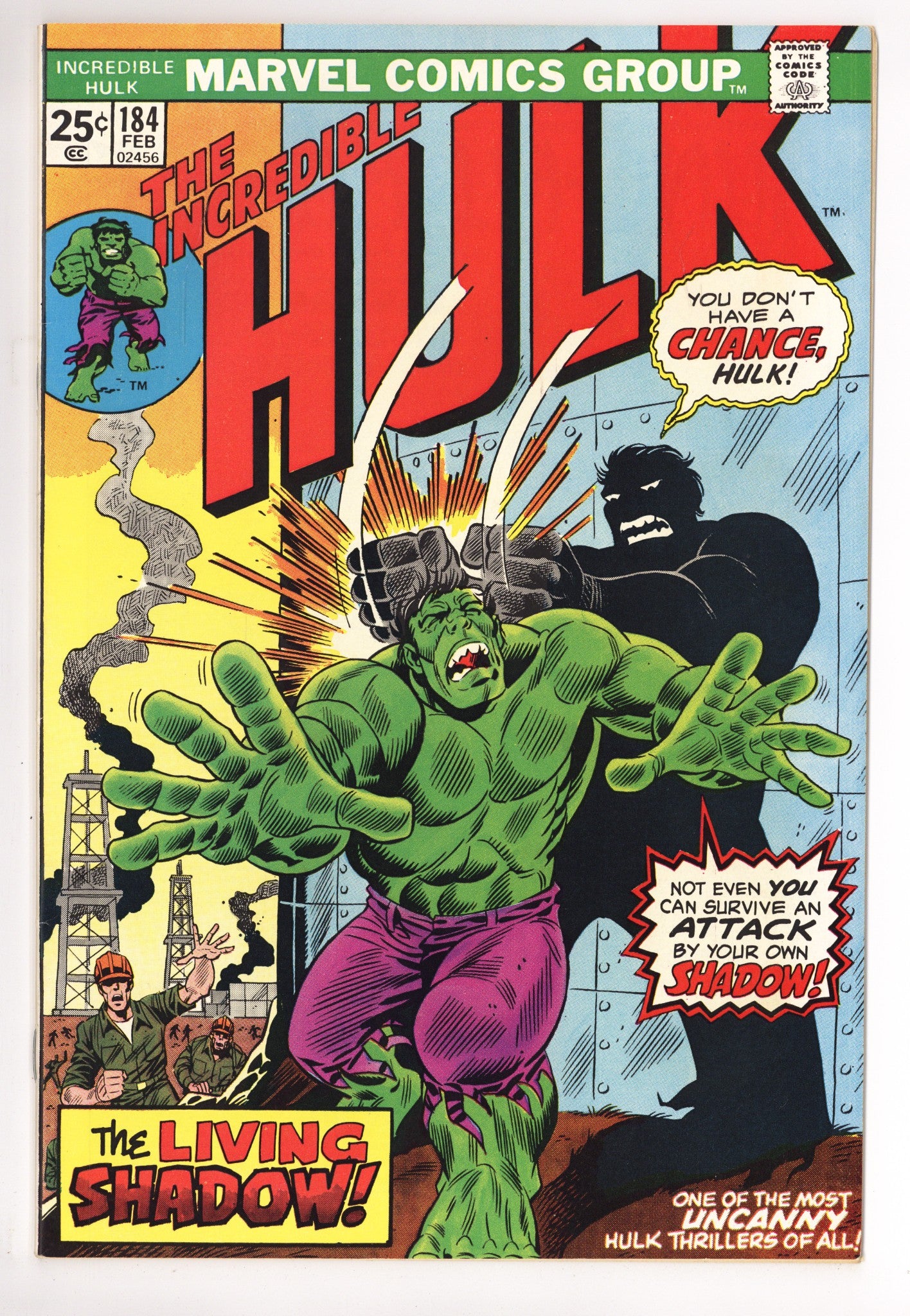 The Incredible Hulk Vol 1 184 VF+ (8.5) (1975) 