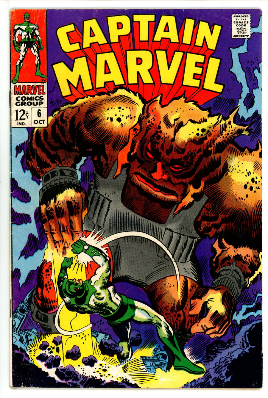 Captain Marvel Vol 1 6 VG (4.0) (1968) 