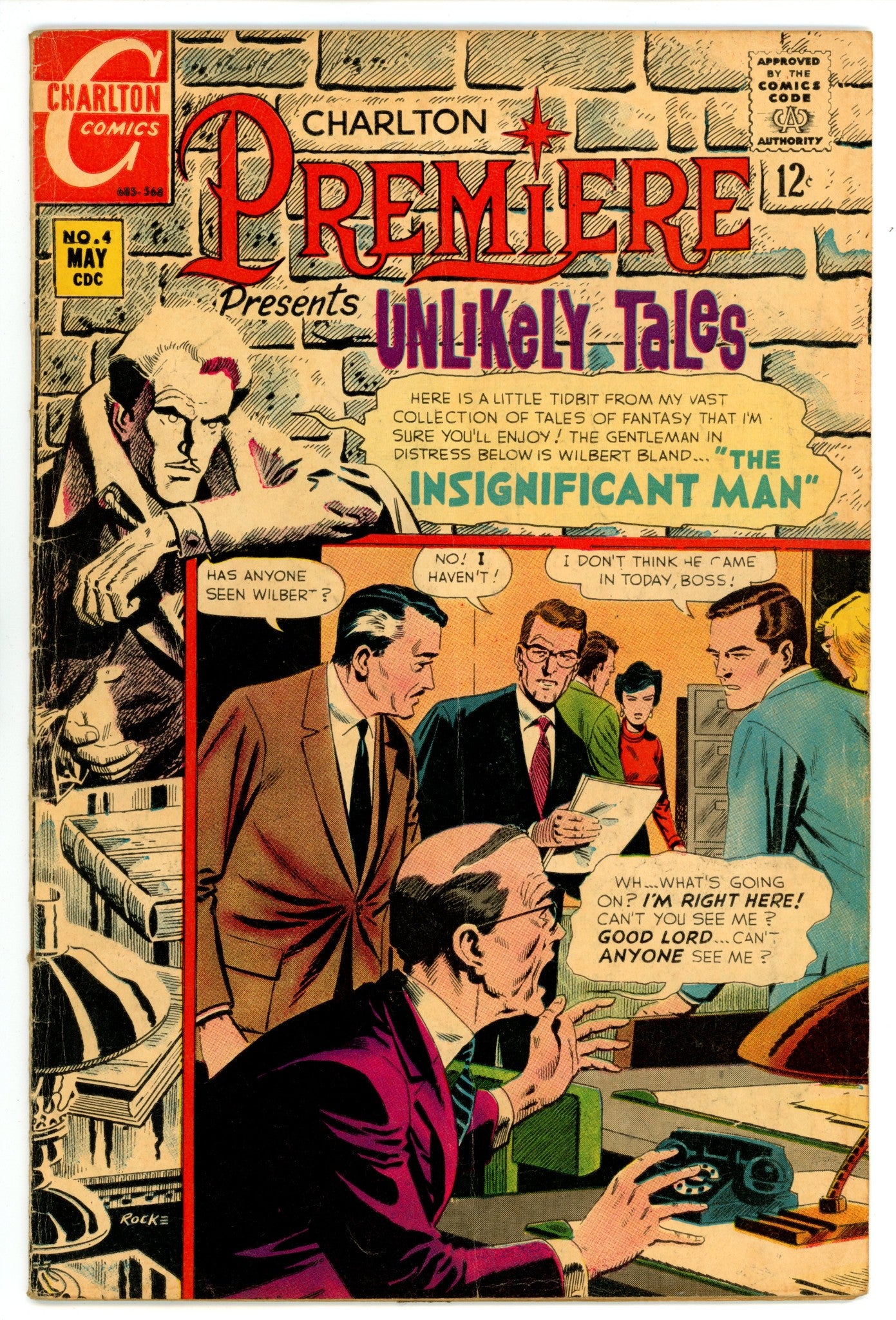 Charlton Premiere 4 VG (4.0) (1968) 