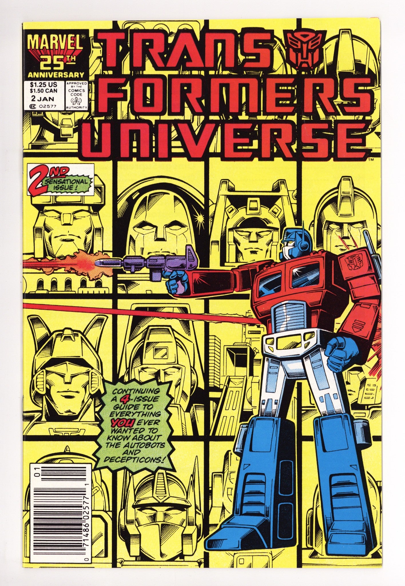 The Transformers Universe 2 High Grade (1987) Newsstand 