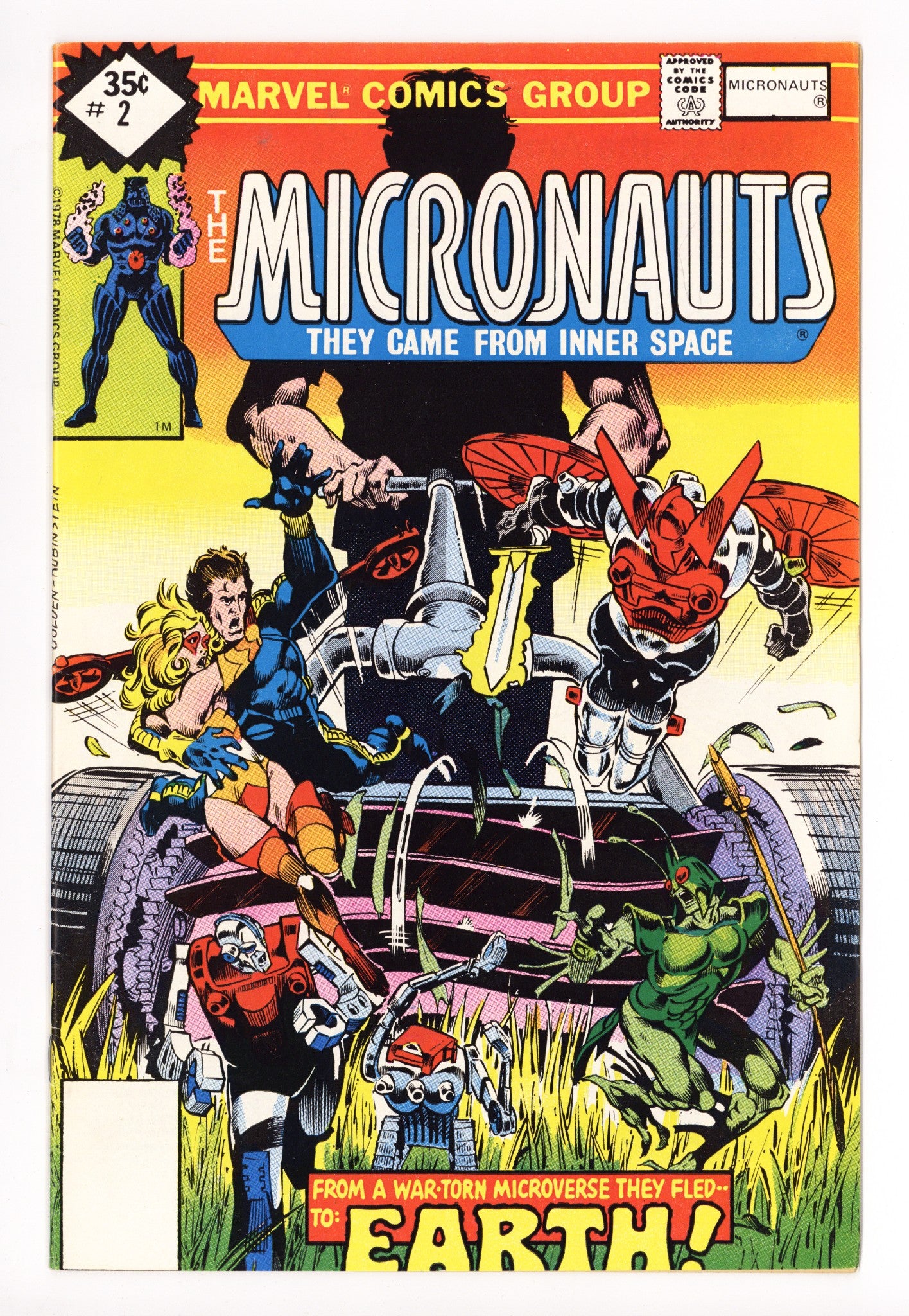 Micronauts Vol 1 2  Mid Grade   (1979) Whitman     Variant  