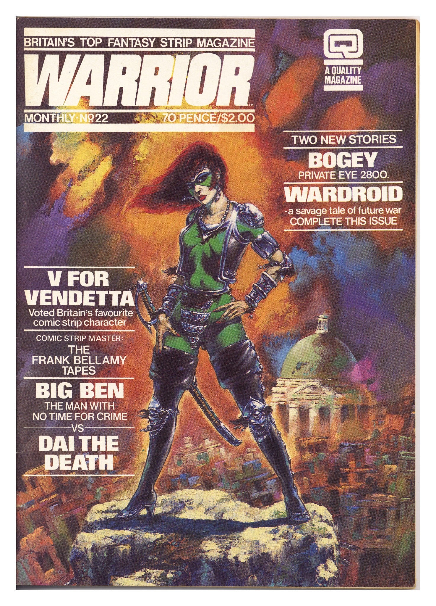 Warrior 22 VF (8.0) (1984) 