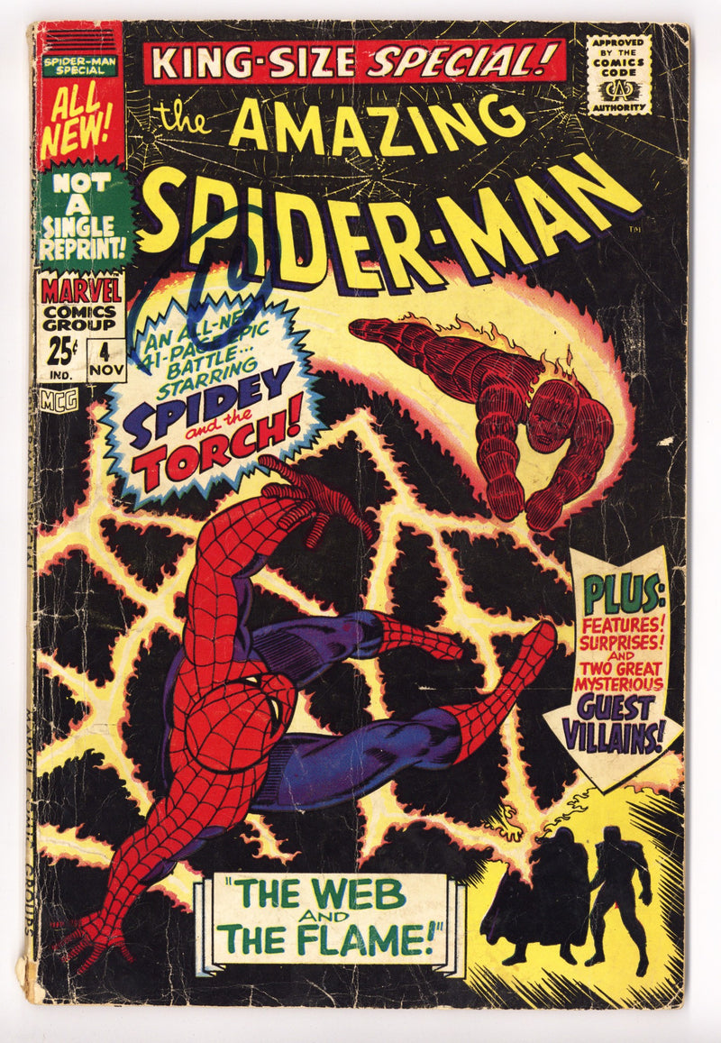 The Amazing Spider-Man Annual Vol 1 4 GD+ (2.5) (1967) 