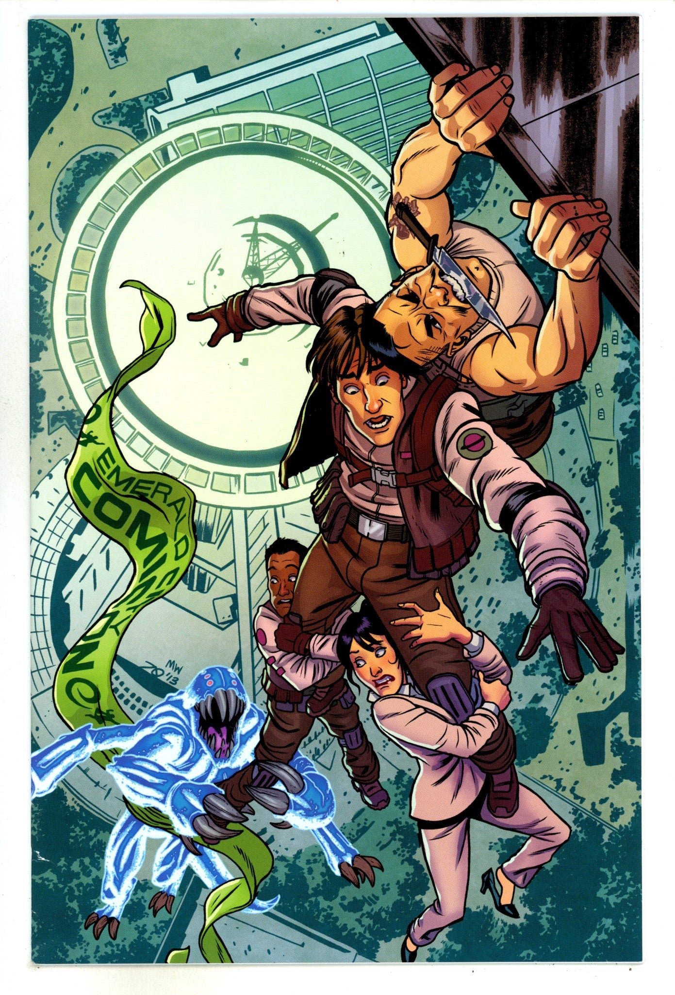 Aliens vs. Parker  1  High Grade  (2013) Quinones Virgin  Exclusive Variant  