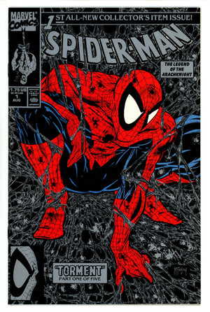 Spider-Man Vol 1 1 NM (9.4) Silver (1990) Variant