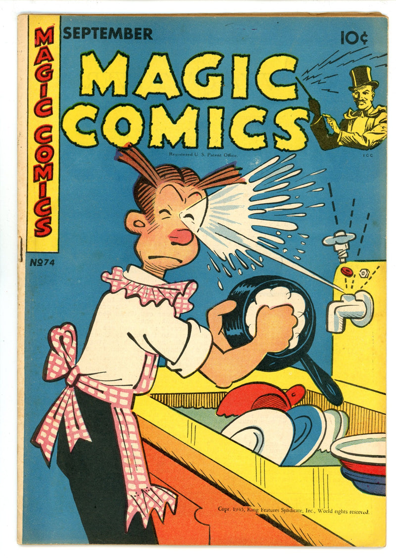 Magic Comics 74 FN- (5.5) (1945) 