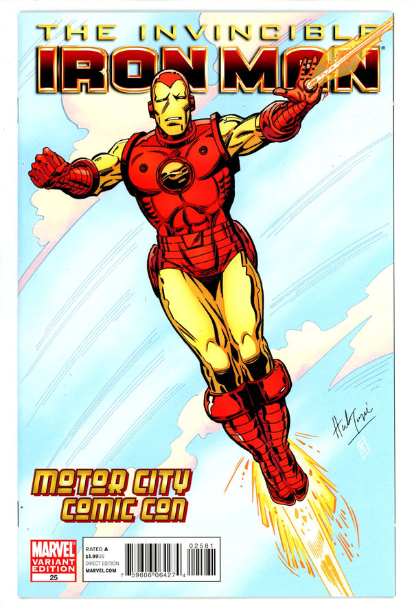 Invincible Iron Man Vol 1 25 VF/NM (9.0) (2010) Trimpe Convention Variant