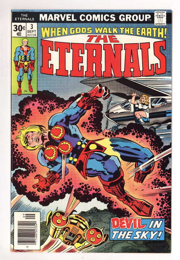 The Eternals Vol 1 3 VF/NM (9.0) (1976)