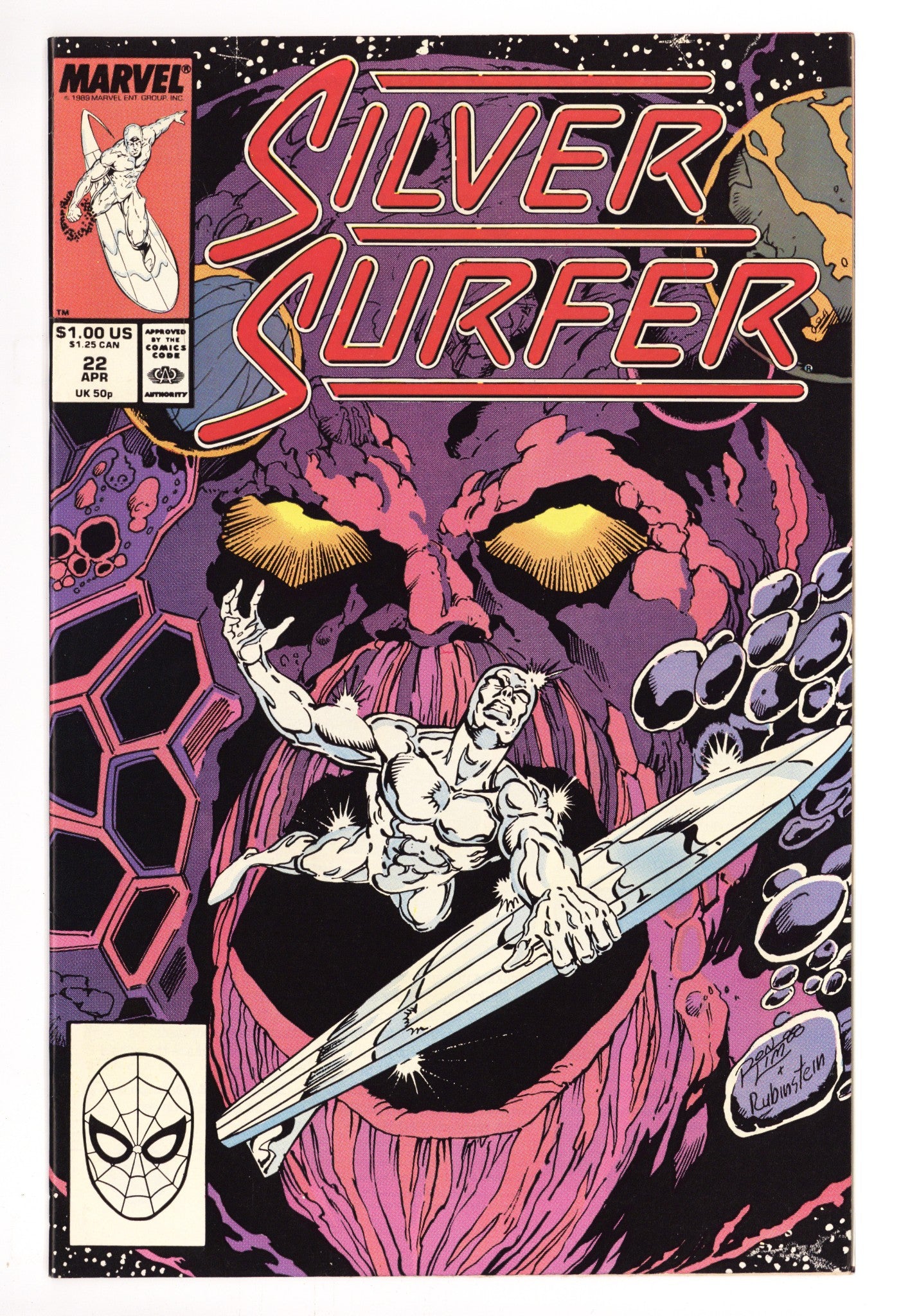 Silver Surfer Vol 3 22 Mid Grade (1989) 