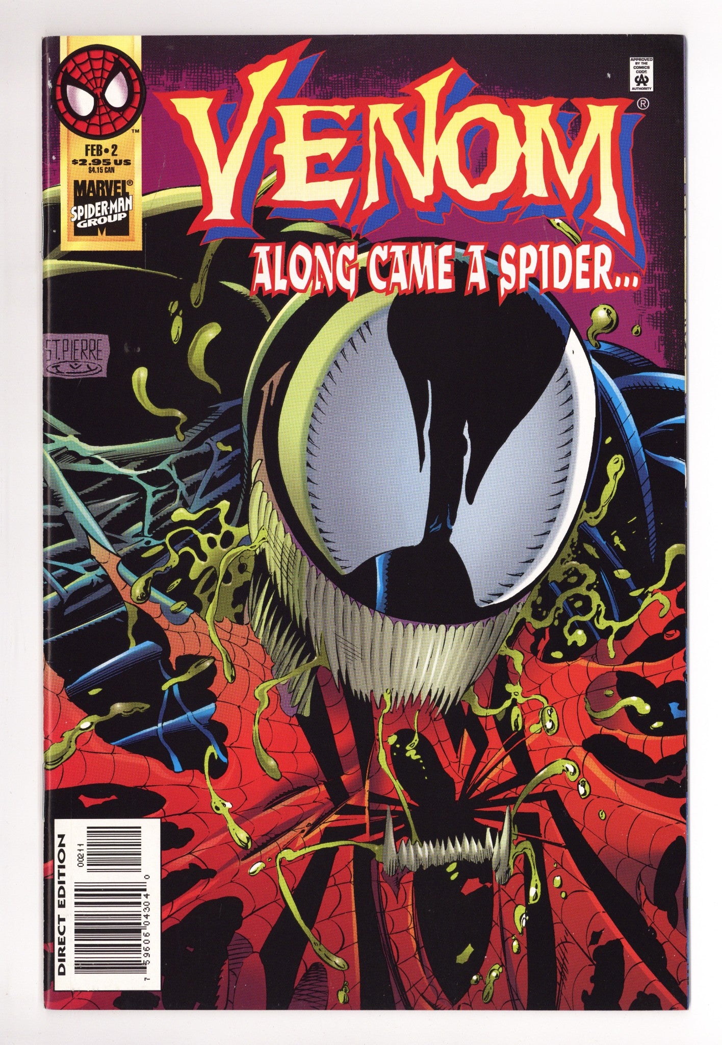Venom: Along Came a Spider 2 Mid Grade (1996) 