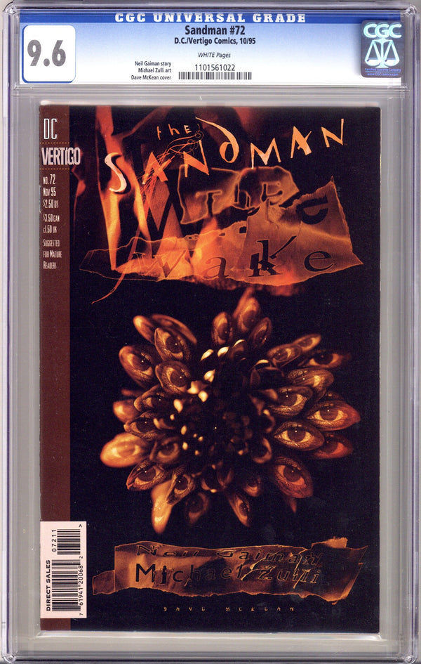 Sandman Vol 2 72 CGC 9.6 (1995)