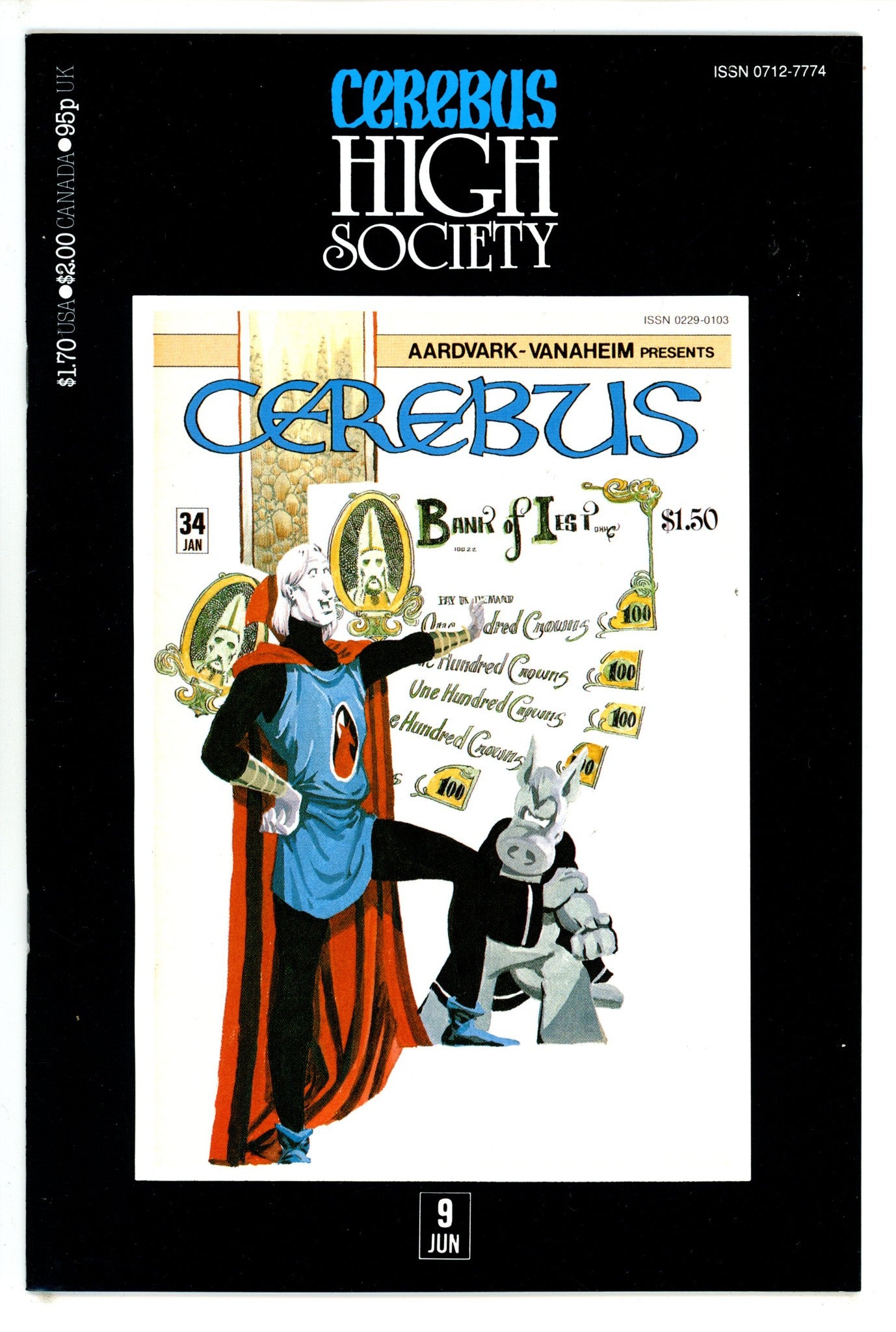 Cerebus: High Society 9 (1990)