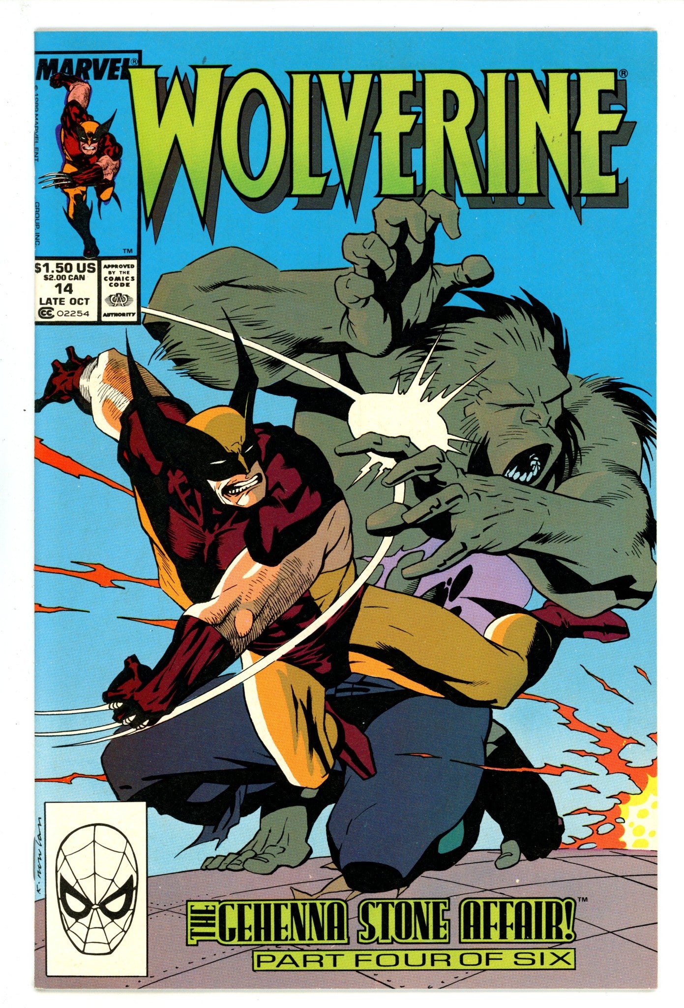 Wolverine Vol 2 14 High Grade (1989) 