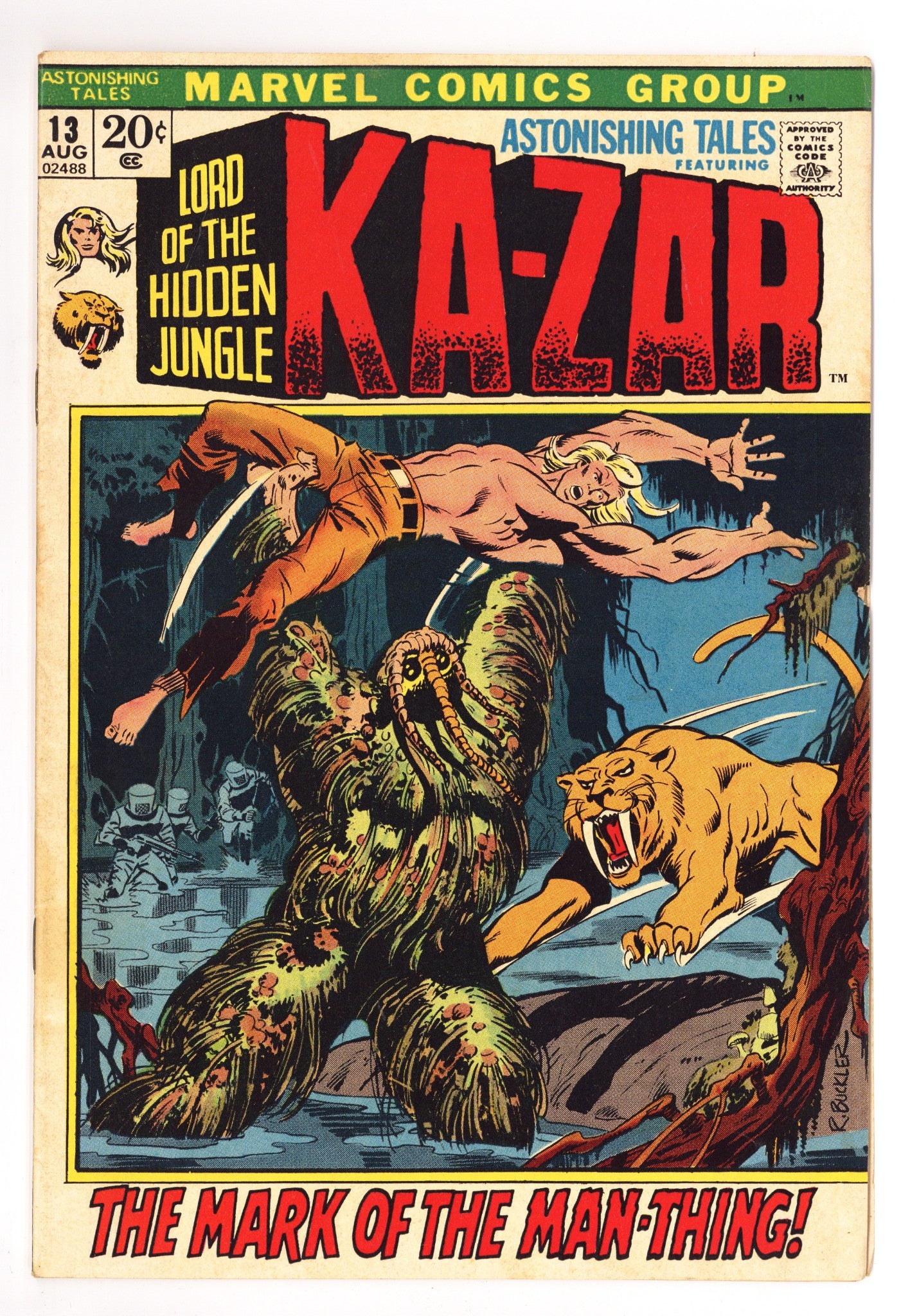 Astonishing Tales Vol 1 13 FN- (5.5) (1972) 