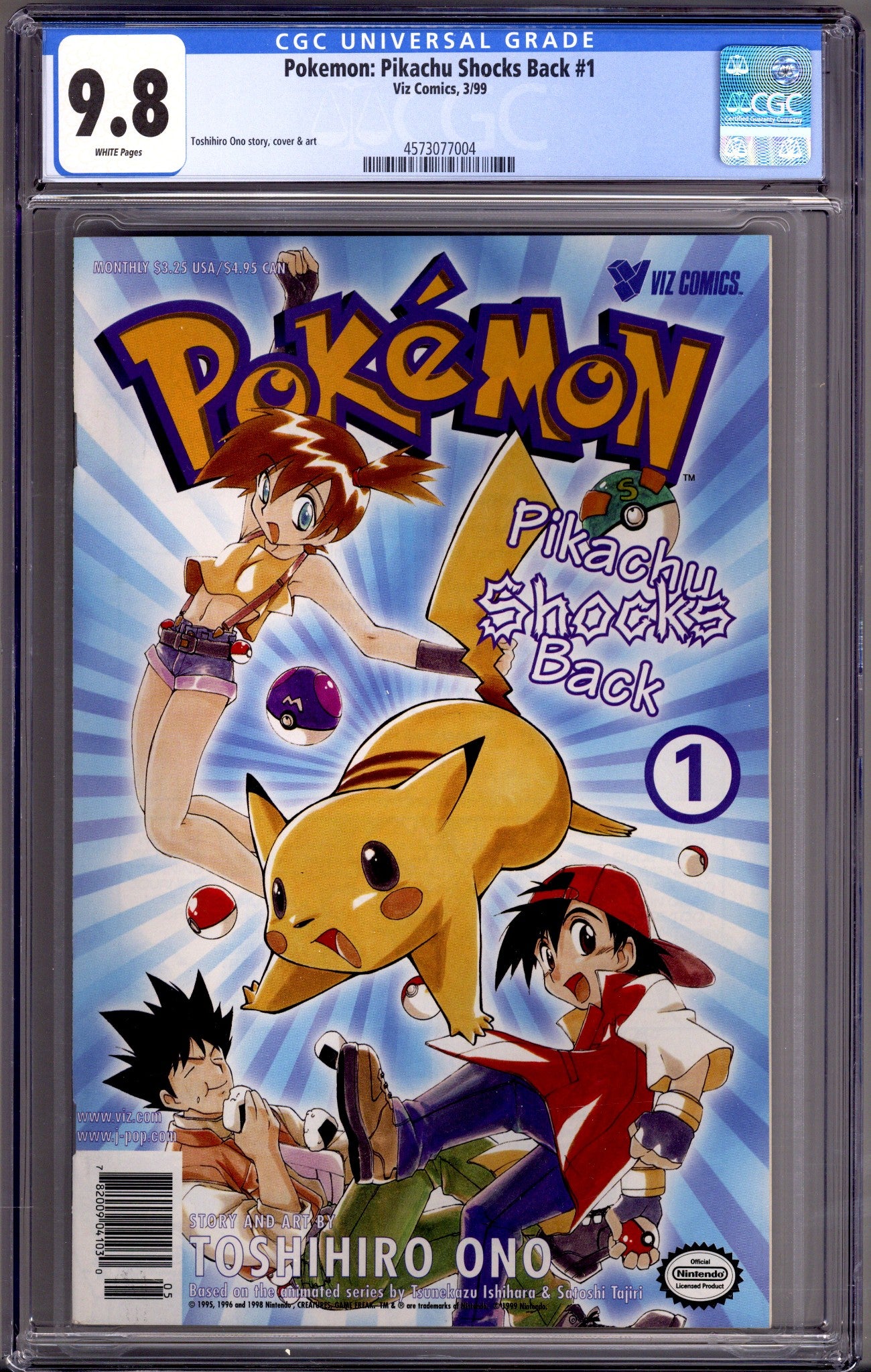Pokemon: Pikachu Shocks Back 1 CGC 9.8 (NM/M) (1999) 