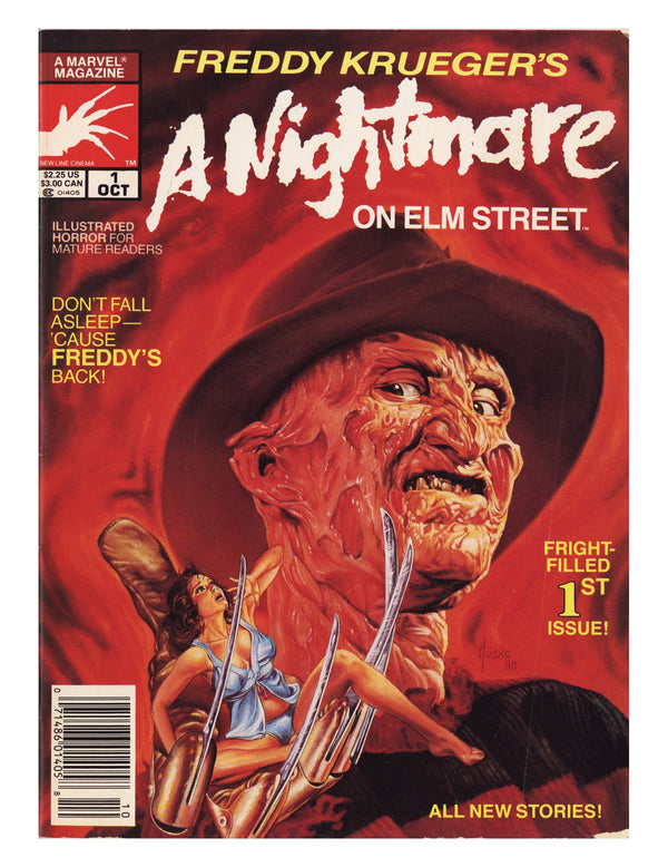 Freddy Krueger's A Nightmare on Elm Street 1 VG/FN (5.0) (1989) Newsstand