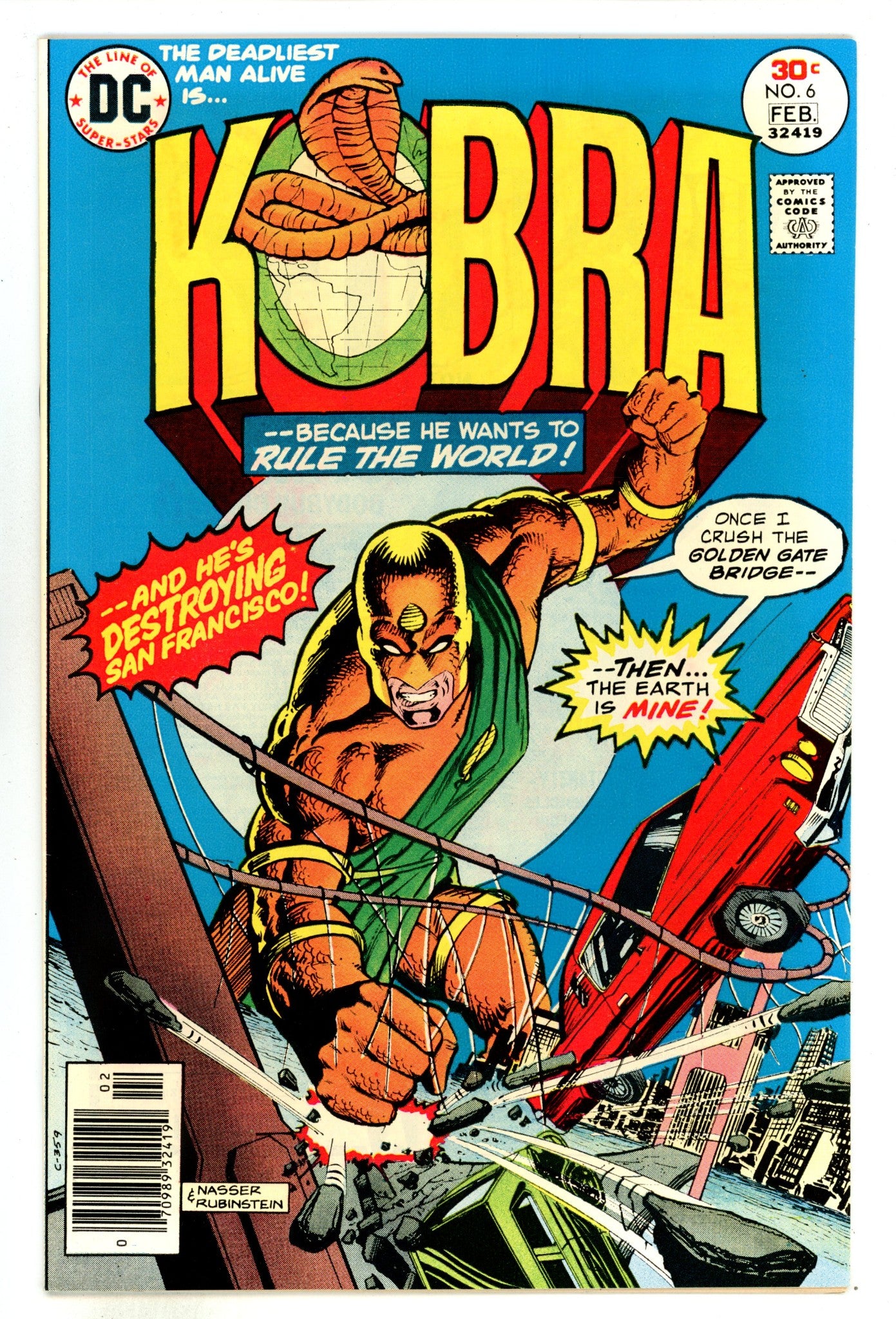 Kobra 6 VF/NM (9.0) (1977) 