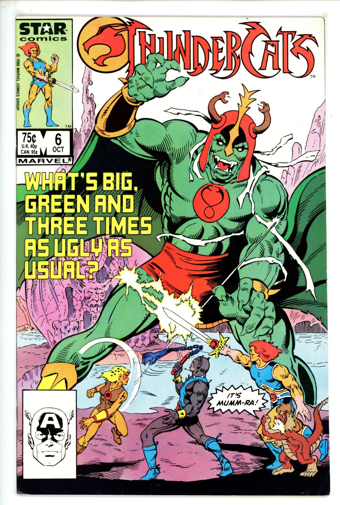 Thundercats 6 FN+ (6.5) (1986) 