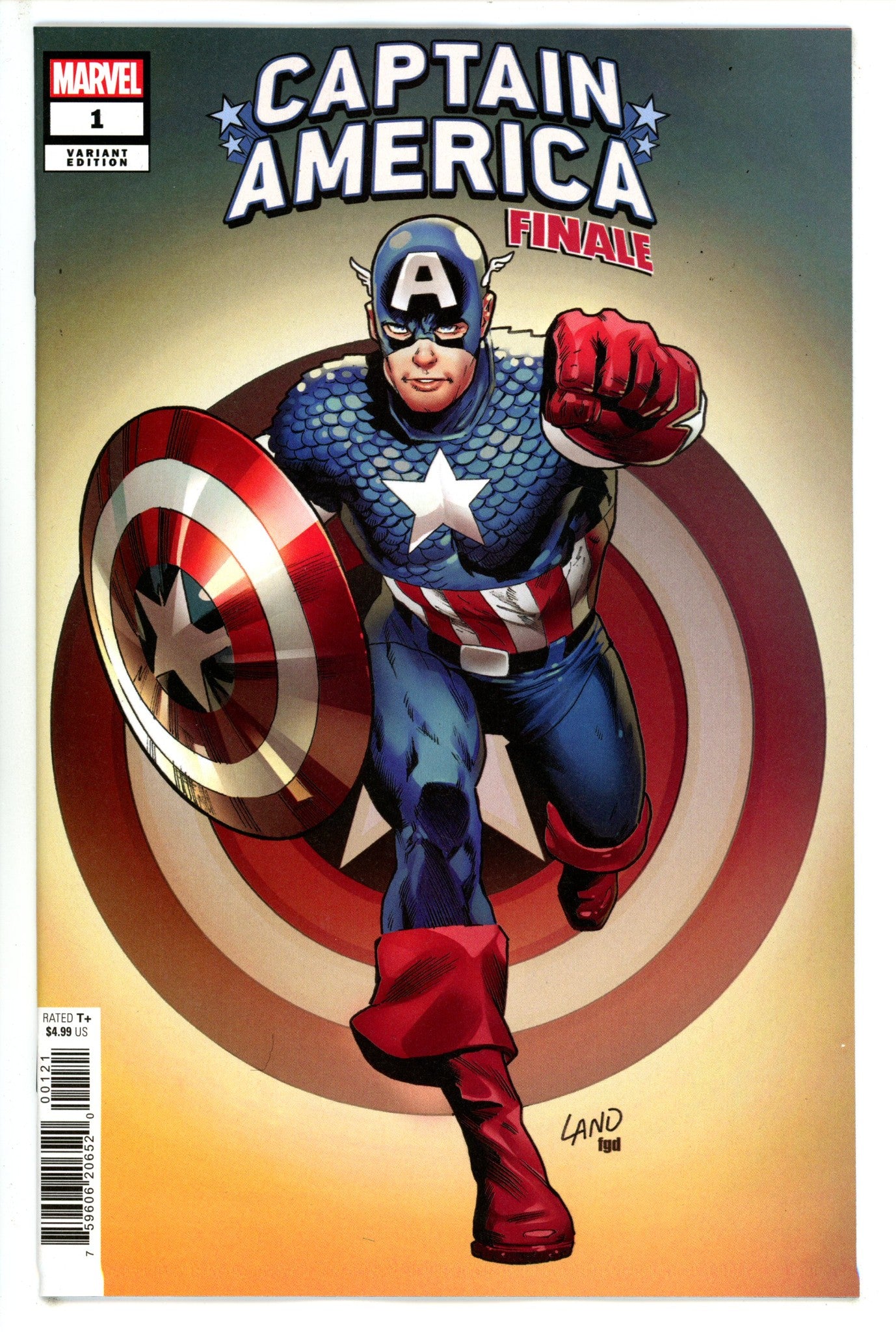 Captain America Finale 1 Land Variant (2023)