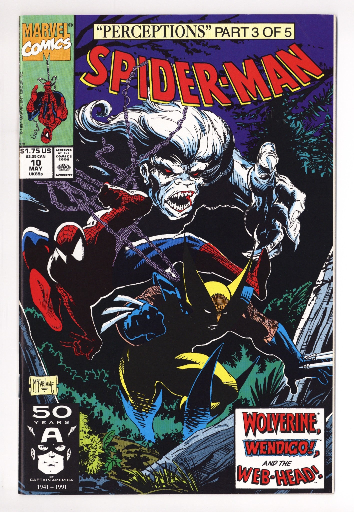 Spider-Man Vol 1 10 Mid Grade (1991) 