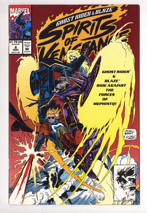 Ghost Rider / Blaze: Spirits of Vengeance Vol 1 8 High Grade (1993)