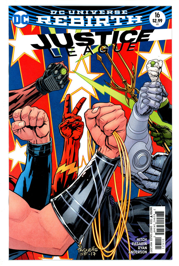 Justice League Vol 2 16 High Grade (2017) Paquette Variant